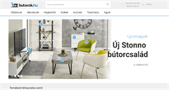 Desktop Screenshot of butorok.hu
